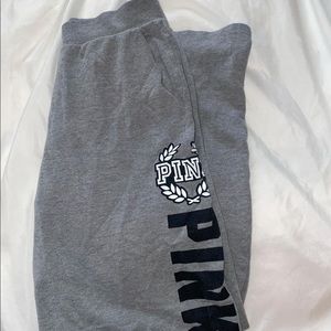 VS PINK Grey Sweatpants
